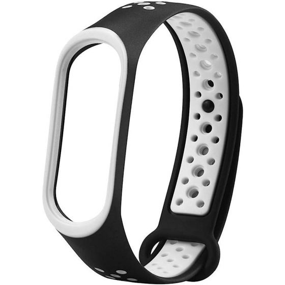 Humble Premium Soft Silicone Mi Band 4 Strap Waterproof Compatible with Xiaomi Mi Band 4 & Mi Band 3 Strap, Soft Silicone Air-Hole Replacement Wristbands