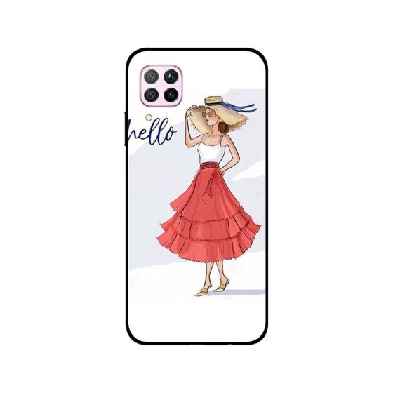 Cielito Hello Girl On Vacation Printed Back Cover for Huawei Nova 7i
