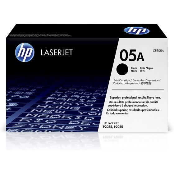 HP LaserJet Ink Cartridge, Black - CE505A