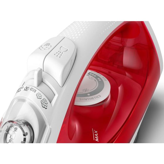 Philips EasySpeed Steam Iron, 220 ml, 2000 Watt, Red- GC1742-46