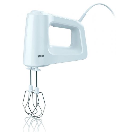 Braun MultiMix 3 Hand Mixer, 450 Watt, White - HM3000