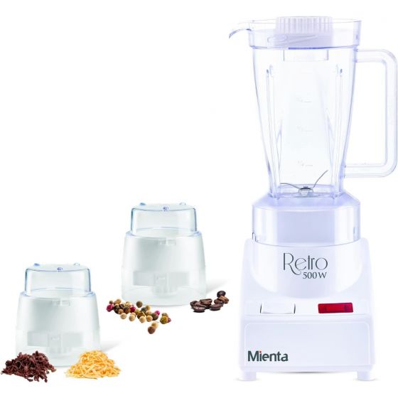 Mienta Super Blender 500 Watt, White - BL721