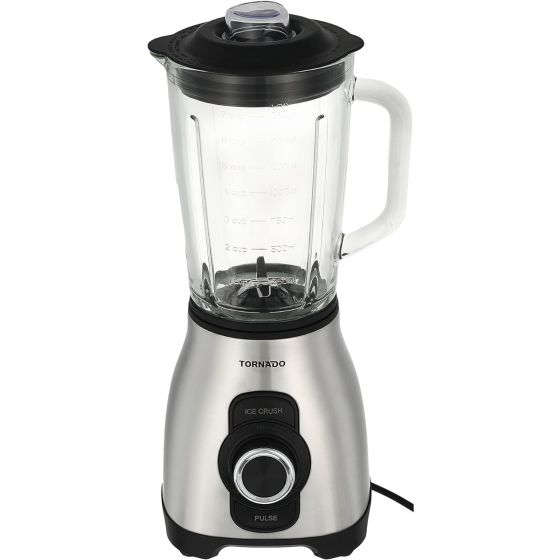 خلاط تورنيدو، 1.75 لتر، 800 وات، اسود/فضي- BL-800T