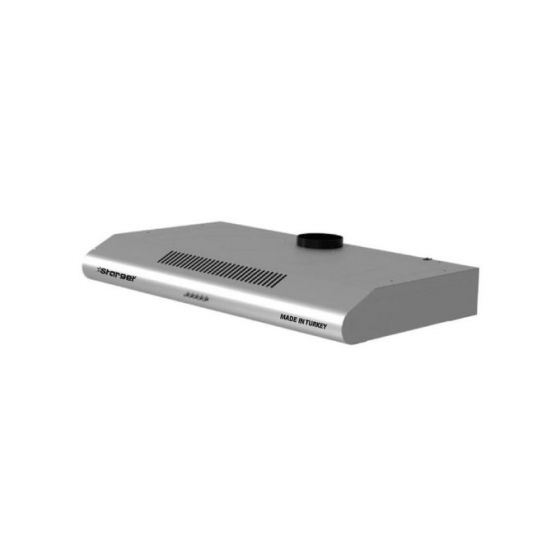 Starget Built-In Flat Hood, 90 Cm, Silver - ST-1990TR