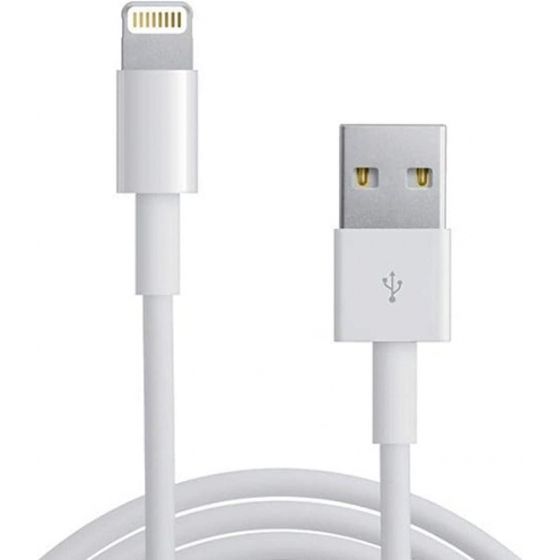 كابل نقل بيانات وشحن USB فئة A الي لايتننج ، 1م - ابيض