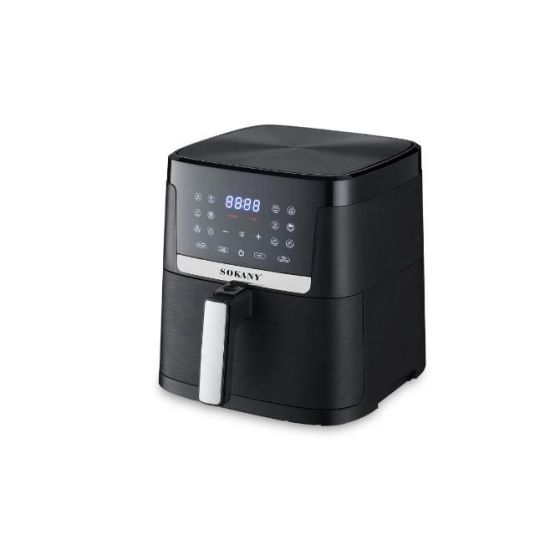 Sokany Digital Air Fryer, 8.5 Liters, 1800 Watts, Black - Sk-10004