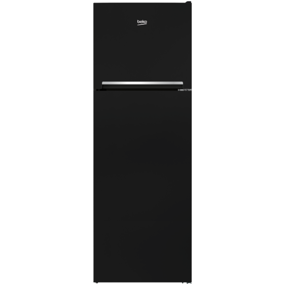 Beko No-Frost Refrigerator, 314 Liters, Black - RDNE340K22B