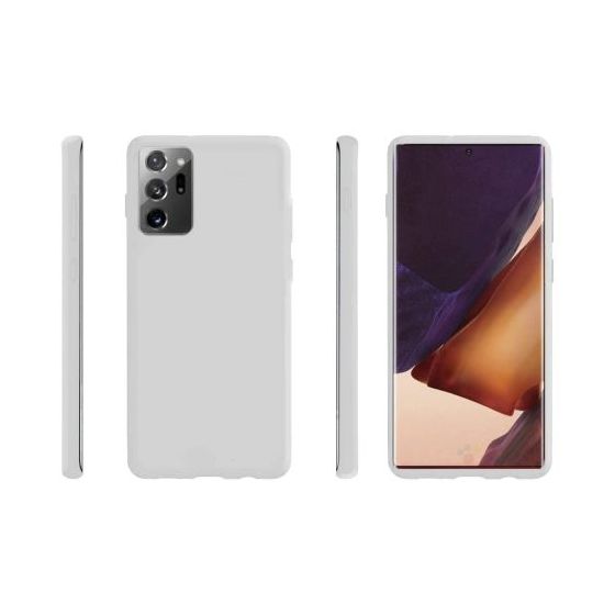 Stratg Silicone Back Cover for Samsung Galaxy Note 20 Ultra - White