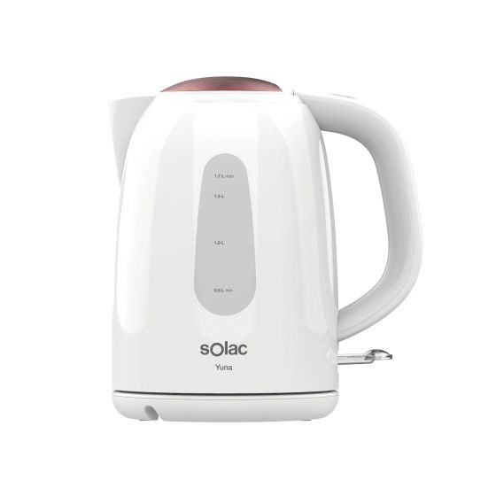 Solac Yuna Electric Kettle, 1.7 Liters, 2200 Watt, White - S95800900