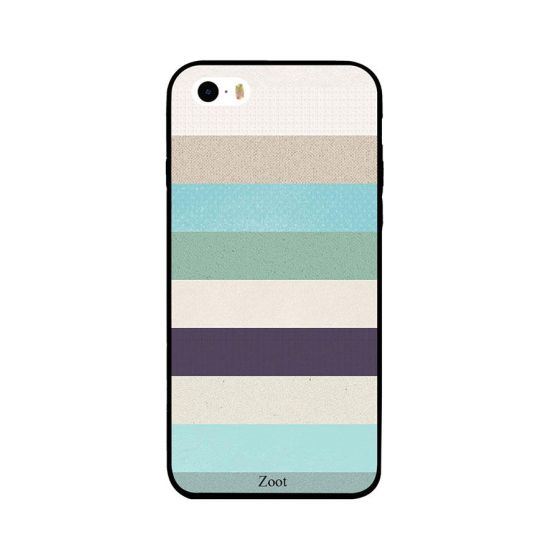 Multicolour Stripes Printed Back Cover for Apple iPhone 5