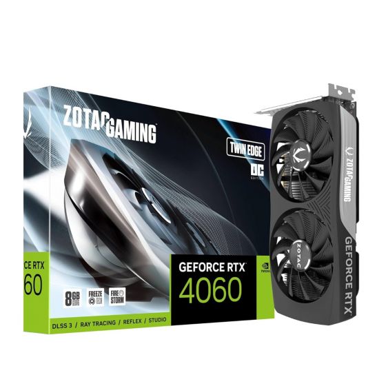 Zotac Gaming GeForce RTX 4060 Graphic Card, 8GB - Black