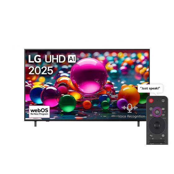 تلفزيون سمارت  ال جي 50 بوصة، LED،  دقة 4K UHD، بريسيفر داخلي - 50UA85006LA