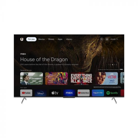 Sharp Frameless TV 86 Inch 4K UHD Smart LED with Built in Receiver - 4T-C86FN6EX, with 6 Months  Shahid VIP Free Voucher