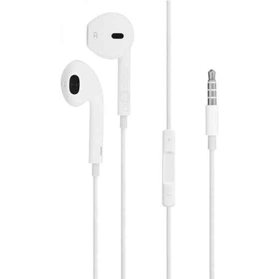 In-Ear Wired  Earphones, White- Ka-524