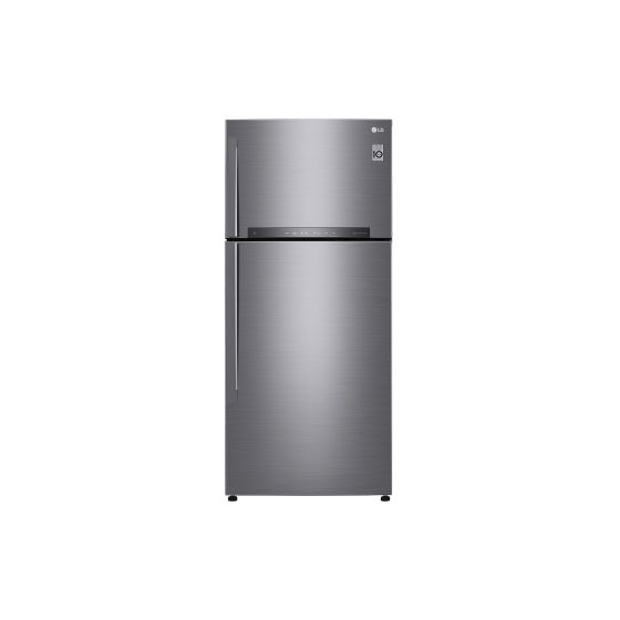 LG Defrost Refrigerator, 506 Liters, Silver - GN-H722HFHL