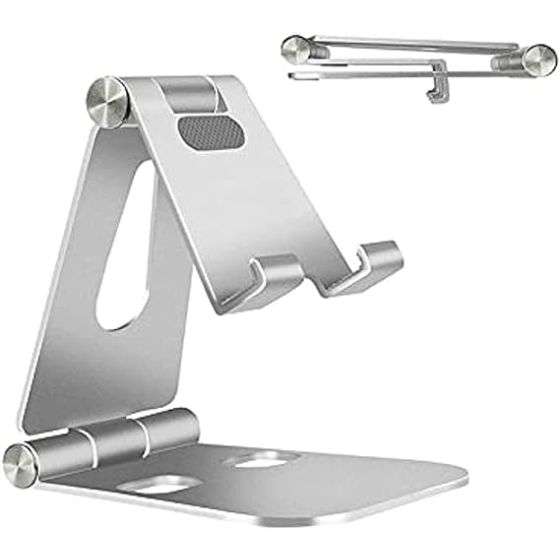Aluminum Mobile Stand, Silver - 2725615228165