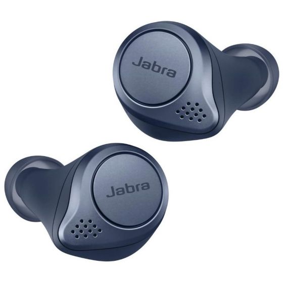 Jabra Elite Active 75t Wireless Earbuds With Microphone - Navy