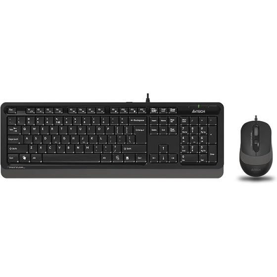 ماوس و كيبورد سلكية USB ايه 4 تك، اسود - F1010