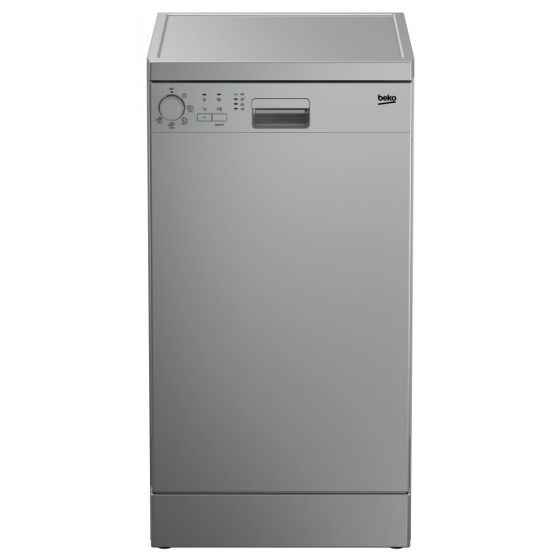 غسالة اطباق بيكو، سعة 10 افراد، 45 سم، فضي - DFS05010S