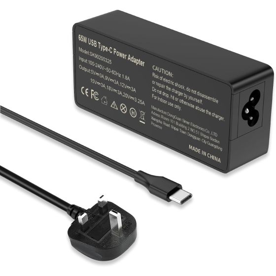 شاحن لاب توب USB فئة C مويبينز، 65 وات - اسود
