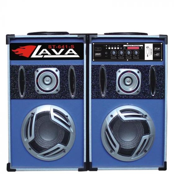 Lava Bluetooth Subwoofer, 2 Pieces, Multi Color - ST-641S