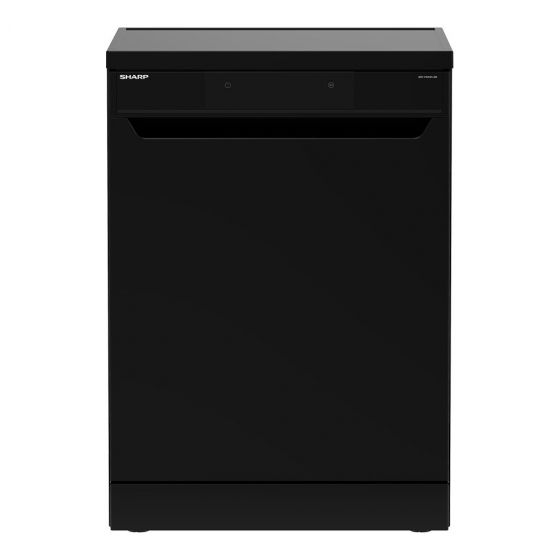 Sharp Freestanding Dishwasher, Inverter, 14 Persons, Black - QW-V1014A-BK