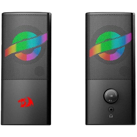 مكبر صوت سلكي ريدراجون، قطعتين، 3 وات، اسود - GS530