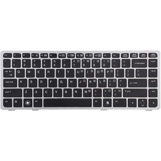 كيبورد لاب توب بديلة اتش بي EliteBook 8470B - فضي