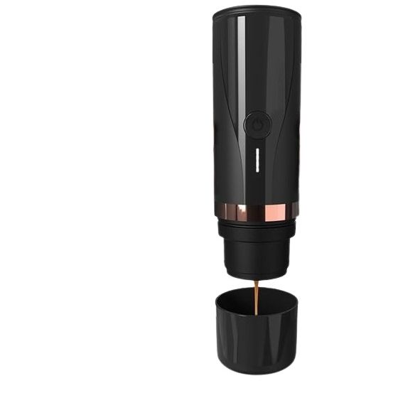 Dasera Portable Rechargeable Espresso Maker with Attachments, 80ml, 90W - Black