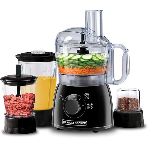 محضر طعام بلاك+ديكر بملحقاته، 400 وات، اسود - KR43-B5