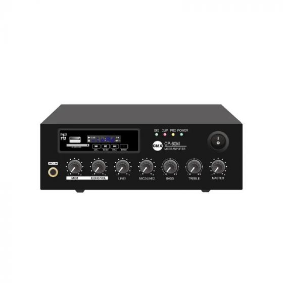 مضخم صوت امبليفير ميكسر ميني ادفيجن، اسود - AD-M60