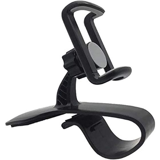 Universal Smartphone Car Phone Holder Mount Clip On Dashboard - 360 Rotate