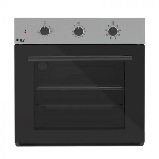 Purity Built-in Electric Oven with Grill, 60 Cm, 60 Liters, Stainless Steel and Black - KPT606EEX