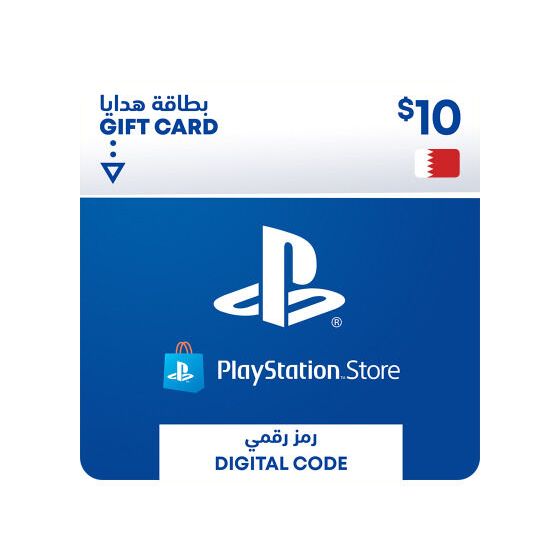 كارت ديجيتال PSN  سوني بلايستيشن 10 دولار - البحرين