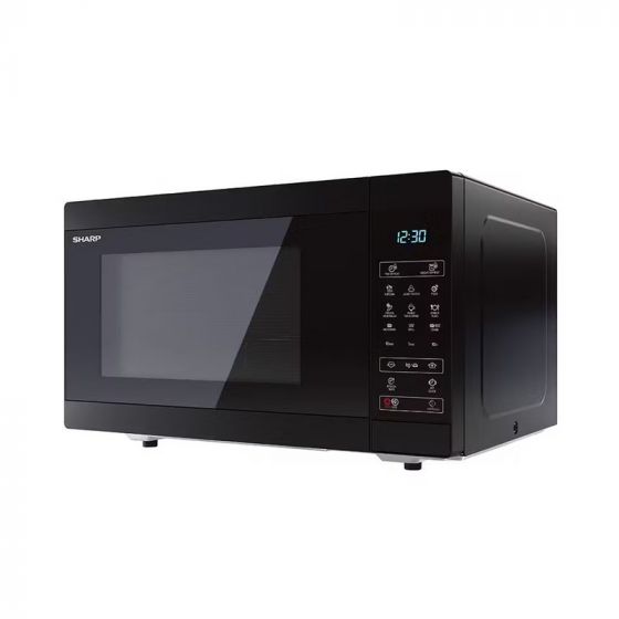 ميكرويف شارب بشواية، 25 لتر، اسود - R-250MGR-BK2