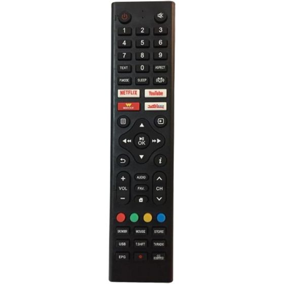 ريموت كنترول لتلفزيون سمارت يونيون اير uni9880 - اسود