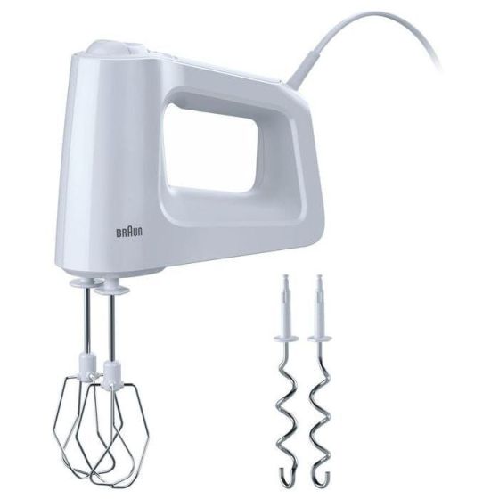 Braun MultiMix 3 Hand Mixer, 450 Watt, White - Hm3000