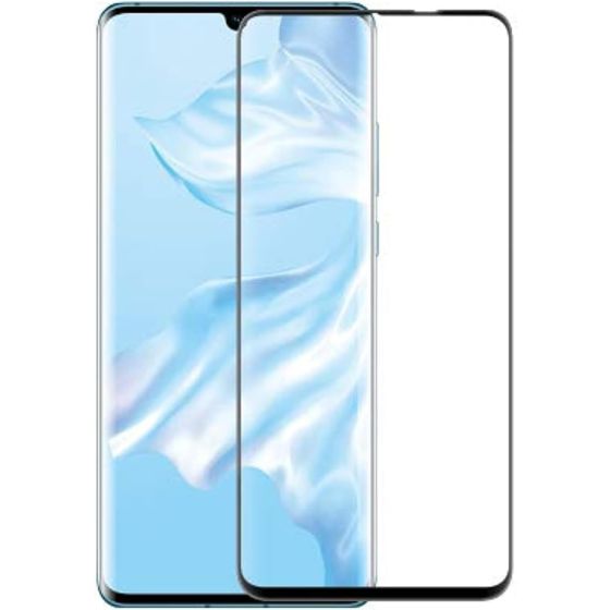 شاشة حماية زجاج مقوى 3D نيلكن لهواوي P30 برو - شفاف باطار اسود