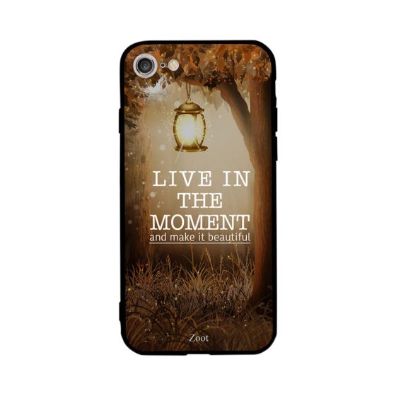 Live In The Moment Printed Back Cover for Apple iPhone 7