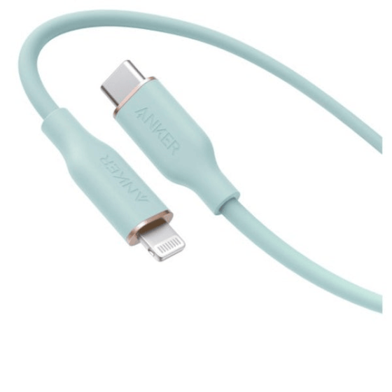 كابل USB فئة C إلى لايتنينج انكر باورلاين III ، طوله 0.9 متر، اخضر - A8662661