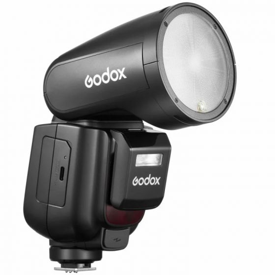 Godox Li-Ion Camera Flash for Canon Camera, Black - V1Pro-C