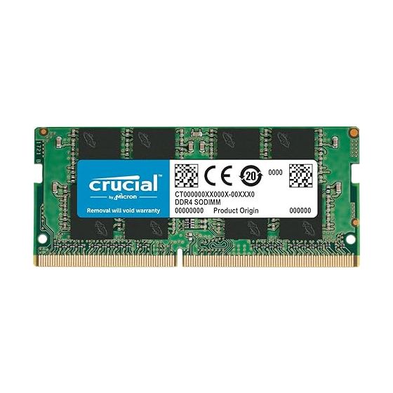 ذاكرة رام SODIMM DDR4 كروسيال، 4 جيجا - CT4G4SFS8266