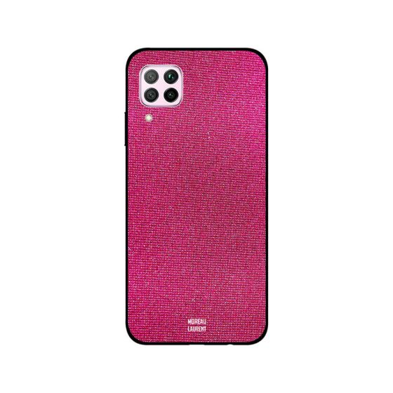 Moreau Laurent Dark Pink Wool Pattern Printed Back Cover for Huawei Nova 7i