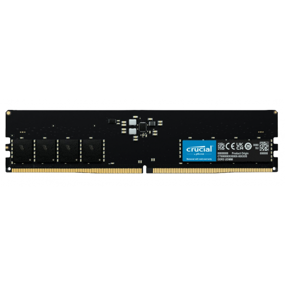Crucial UDIMM RAM, 16GB DDR5 - CT16G56C46U5