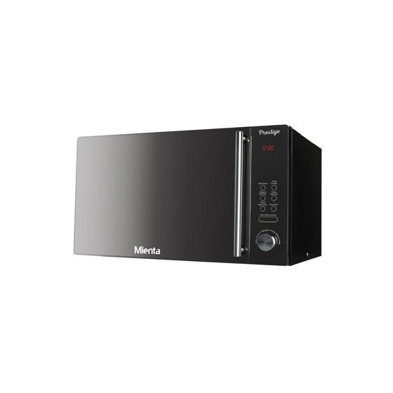 Mienta Prestige Microwave Oven With Grill, 25 Liter, Black - MW32517A