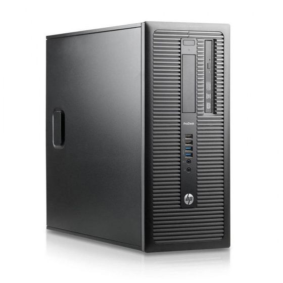 كيسة كمبيوتر اتش بي برو ديسك 600 G1 تاور، انتل كور i5-4570، هارد HDD سعة 500 جيجا، 8 جيجا رام، كارت شاشة انتل HD جرافيكس، دوس - اسود