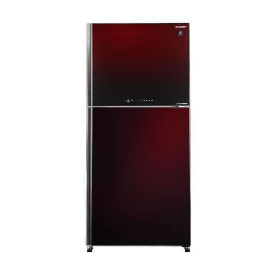 Sharp No-Frost Refrigerator, 480 Liter, Inverter, Red- SJ-GV63G-RD