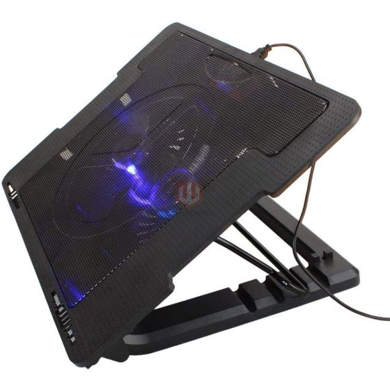 Laptop Cooling Pad, 11-17 Inch - Black