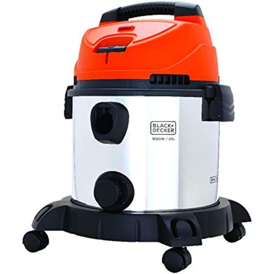 Black + Decker Drum Vacuum Cleaner, 1600 Watt, Multicolour- WDBDS20-B5