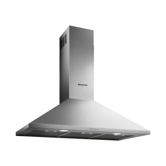 Turboline Air Line Plus Built-In Hood with Chimney, 90 CM, Silver - Air-L-XA90